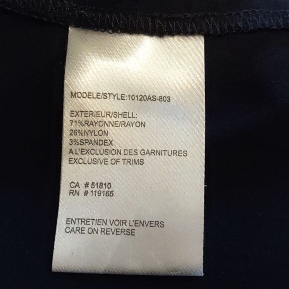 Tribal Women's Size M navy classic jacket lightweight‎ zip front - Picture 5 of 6